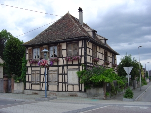 Typische Bauweise im Elsass
