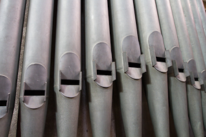 Orgelpfeifen in St. Finbarre's Cathedral |  Organ pipes in St. Finbarre's Cathedral